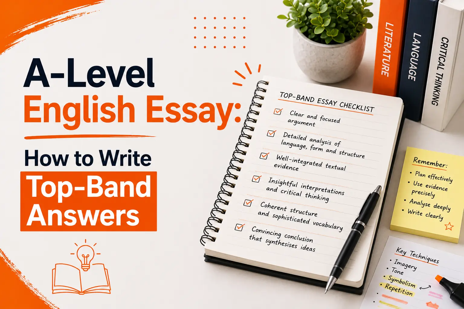 A-Level English Essay: How to Write Top-Band Answers