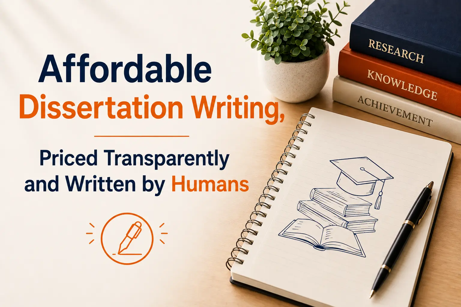 Affordable Dissertation Writing Priced Transparently and Written by Humans