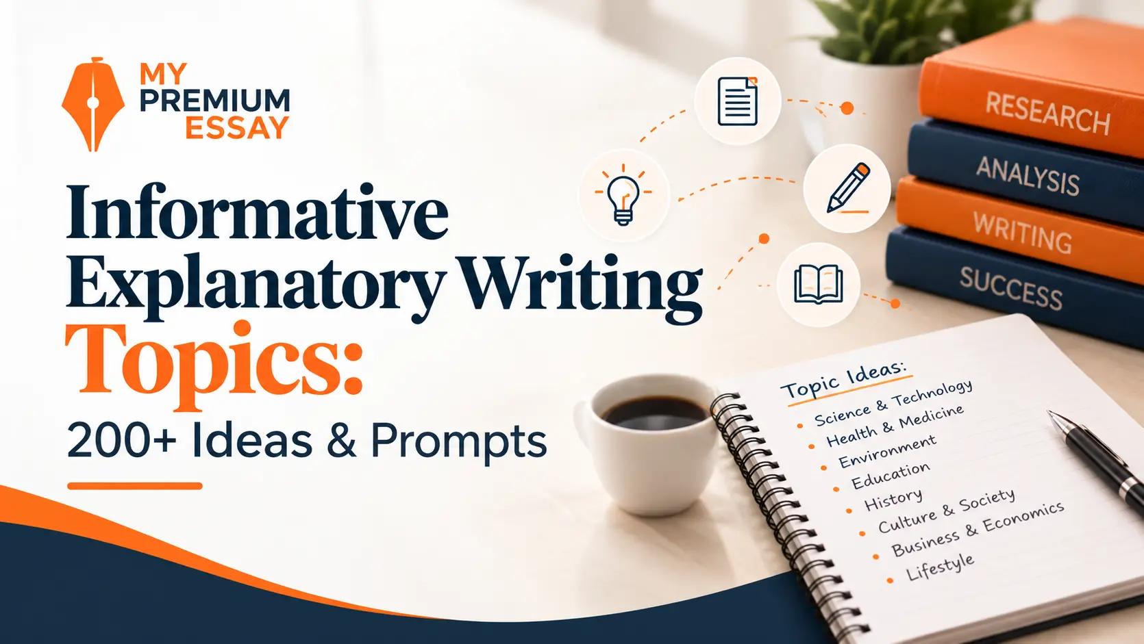 This image is about Informative Explanatory Writing Topics: 200+ Ideas & Prompts