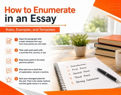How to Enumerate in an Essay: Rules, Examples, and Templates