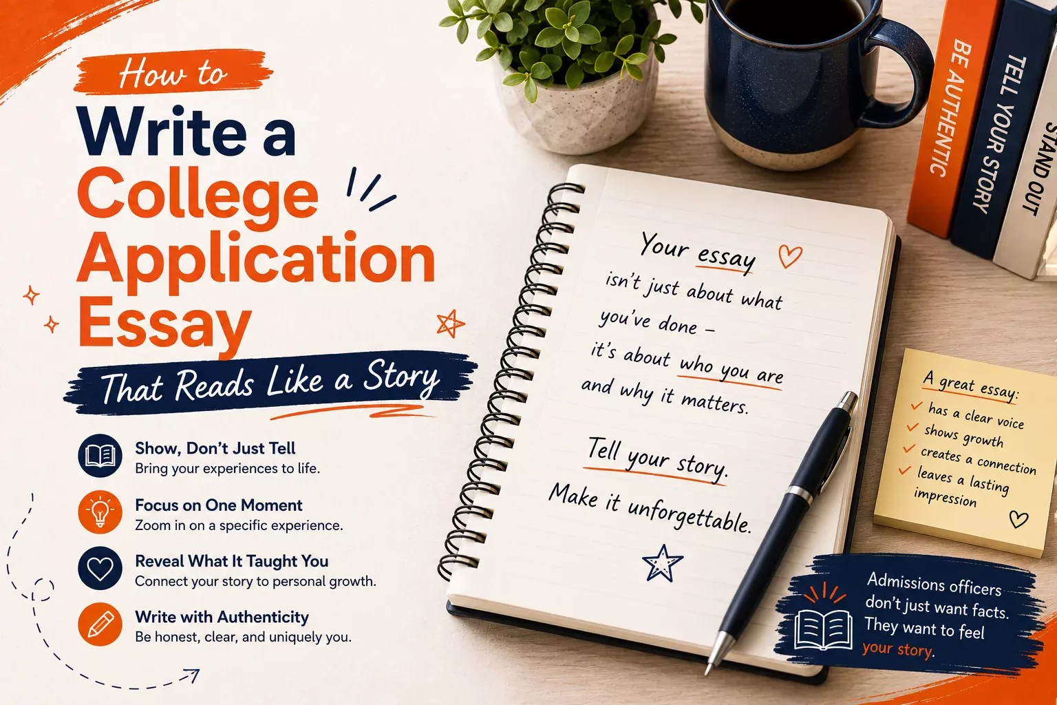 How to Write a College Application Essay That Reads Like a Story