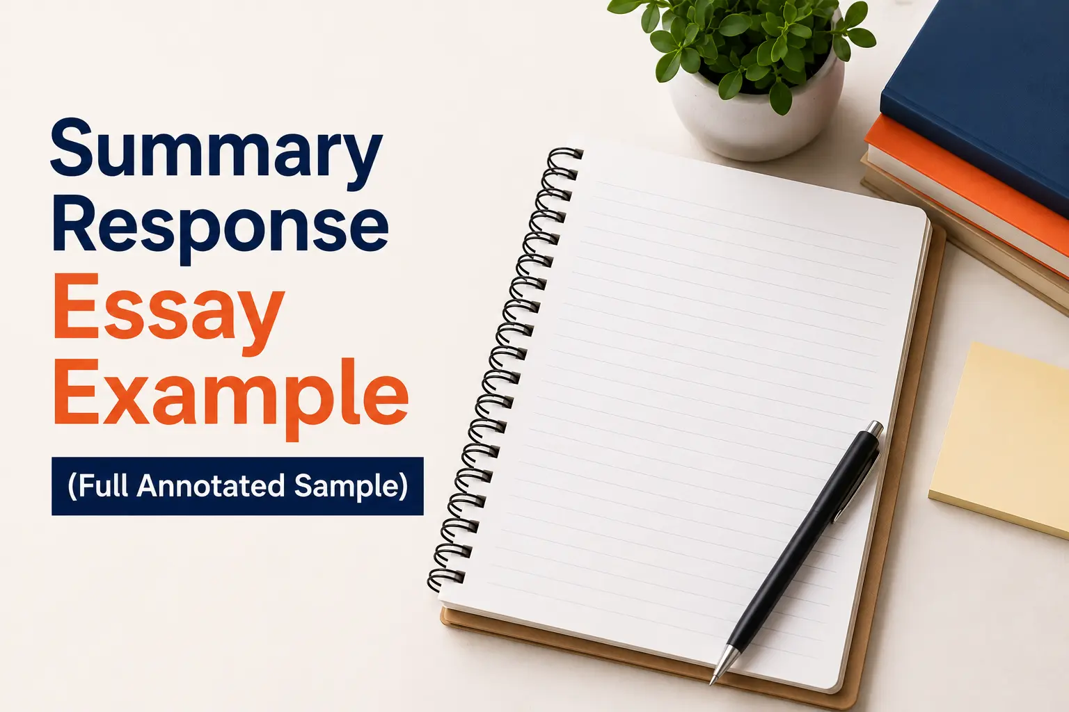 Summary Response Essay Example (Full Annotated Sample)