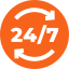 24/7 live support