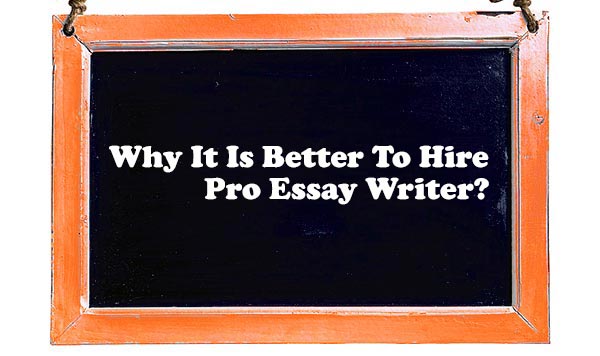 Why Is It Better To Hire a Pro Essay Writer